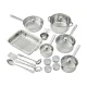 H2323 Mainstays Stainless Steel 24-Piece Kitchen Set